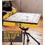 Ensemble de table de bout robuste en acier industriel noir