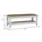 Antique White Bench