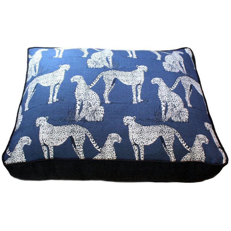 Savanna Cat Sunbrella® Fabric, Classic Blue