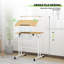 Bureau d'ordinateur avec table inclinable, petit bureau ajustable avec tablette pour bureau-1003639521