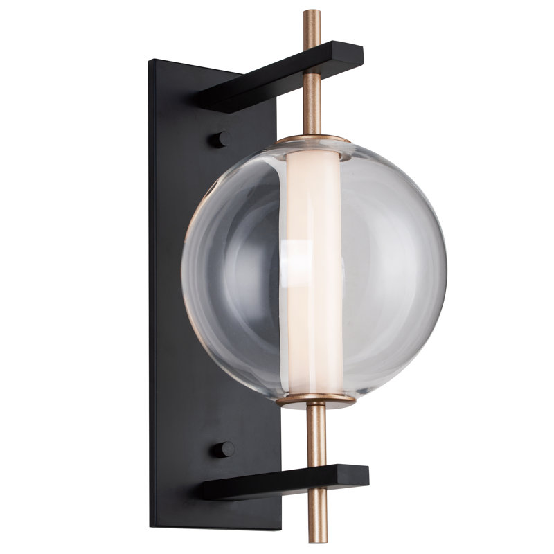 Aluminum LED Armed Sconce