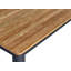 Morones Rectangular Dining Table in Solid Reclaimed Teak with Black Rounded Edge Aluminum Legs-1765434990