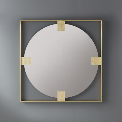 Paolo Metal Flat Wall Mirror