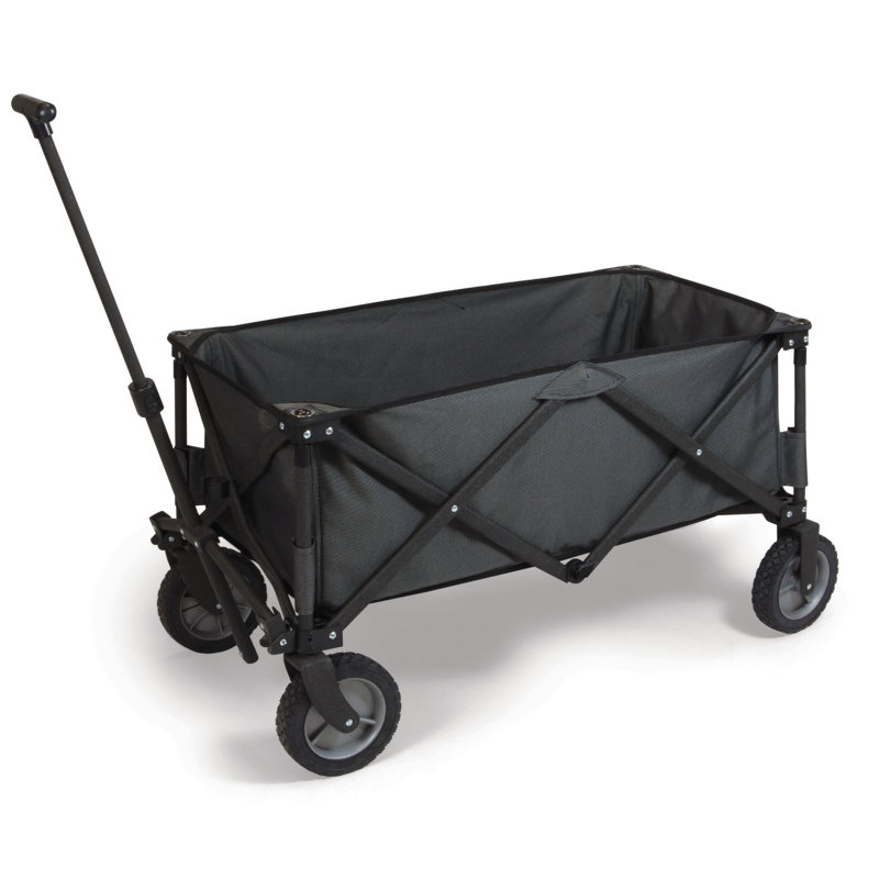 Multi-Utility Portable Outdoor Adventure Wagon, Black