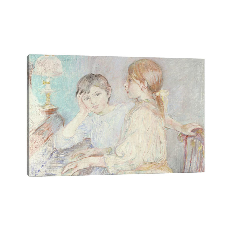 The Piano, 1888 by Berthe Morisot - Wrapped Canvas Painting, 66.04 cm H x 45.72 cm W