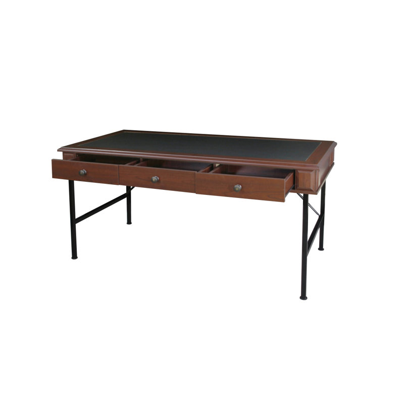 Pullam Adjustable Solid Wood Computer Desk