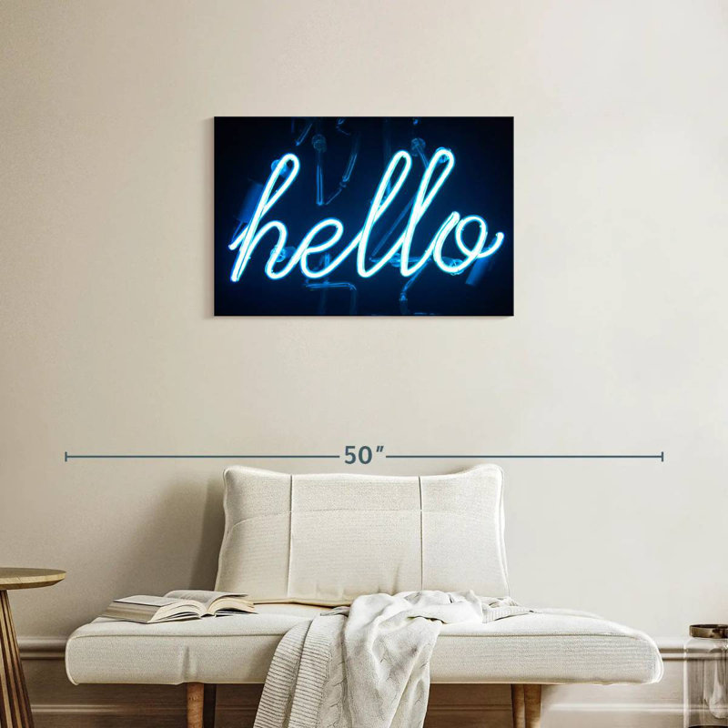 Tergel Hello Neon Sign, 20" H x 30" W