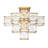 Cubic 5-Light Semi-Flush Ceiling Light