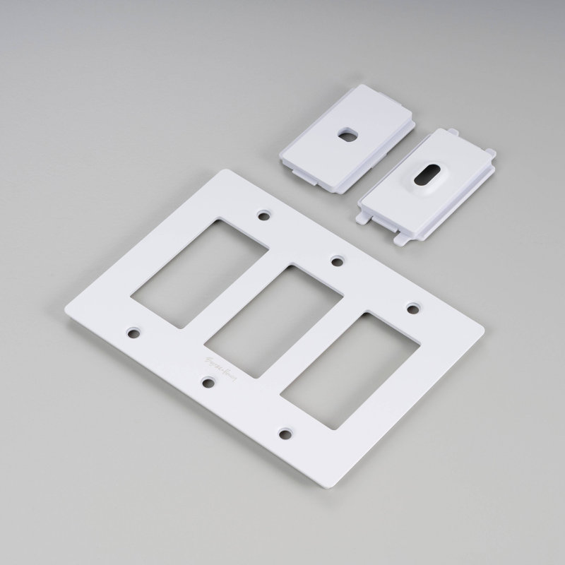 3G Plate / Logo, White