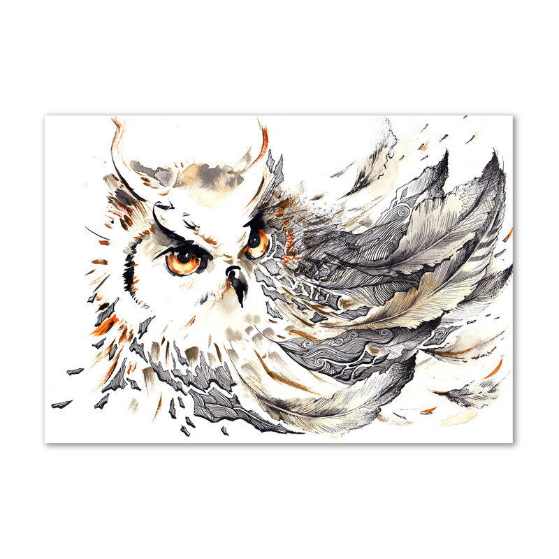 Owl - No Frame Print on Canvas