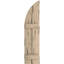 Timberthane à deux planches jointes avec niches en bois-64352693
