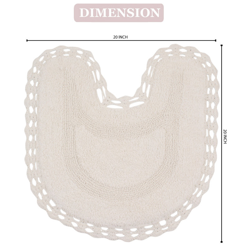 Tapis de salle de bain Hampton, Ivoire