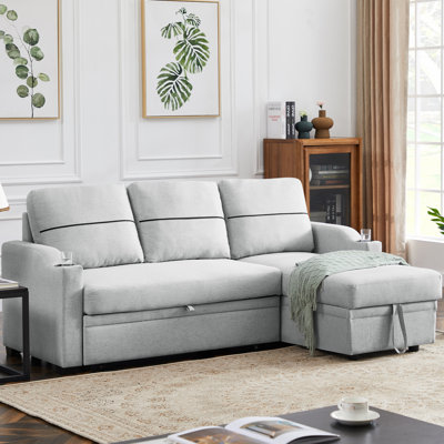 Arkadelphia 81.9Square Arm Sofa Bed by Zipcode Design