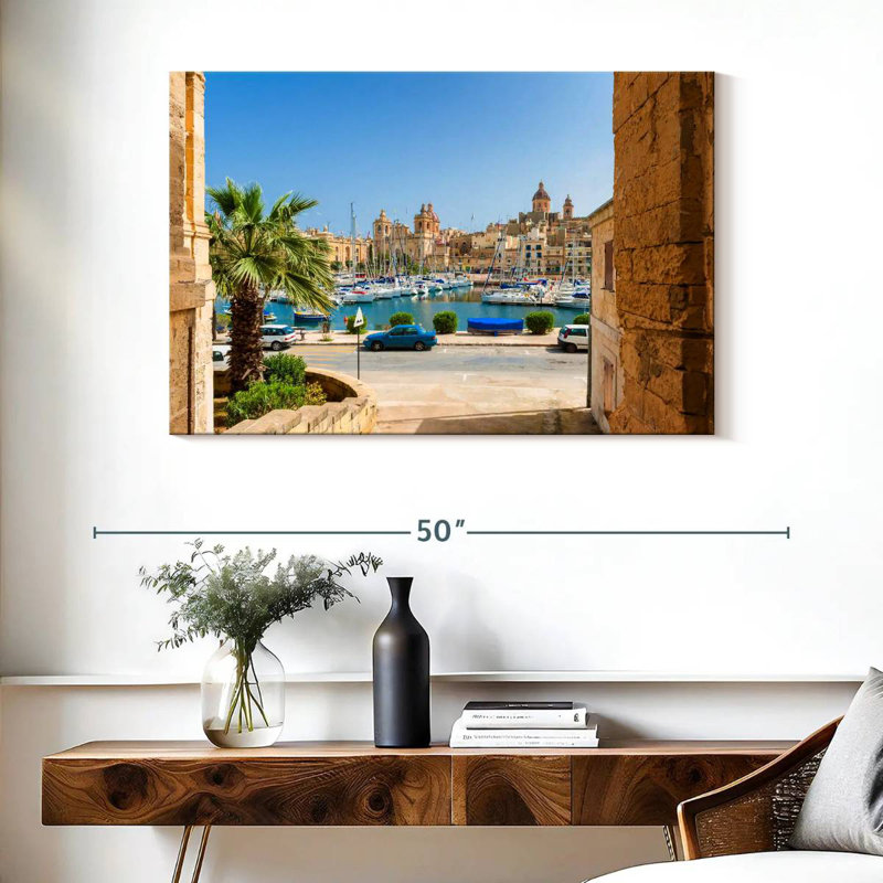 Gillard Street à Senglea Marina, H 26 po x l 39 po