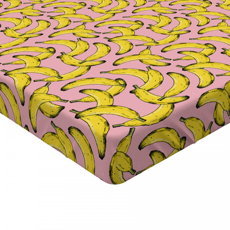 Microfiber Patterned Fitted Sheet, Queen Fitted Sheet