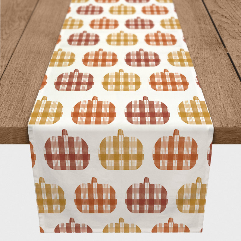 Chemin de table Plaid, 90 po x 16 po
