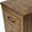 Rustic Reclaimed Pine 2-Drawer File Cabinet