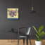  «Pastel Bouquet» par Jeri Hauth, art mural en verre acrylique, 24 po x 24 po