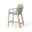 Tabouret de bar d'extérieur en bois d'acacia de 38 po Cody