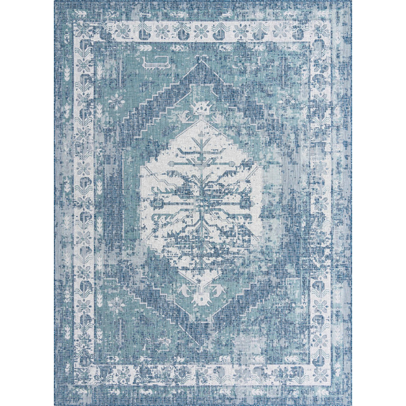 Couleur extérieure marée du tapis d'extérieur Nile, Rectangle 2 pi 2 po x 3 pi