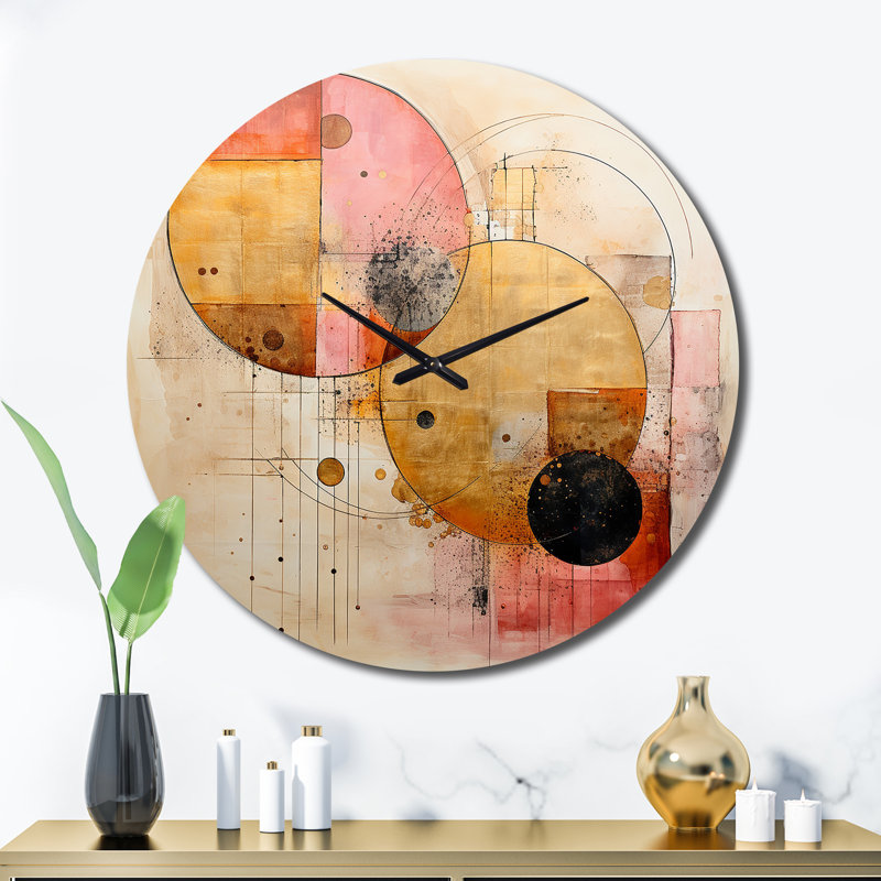 Horloge murale moderne Escape To Serenity, Très grand