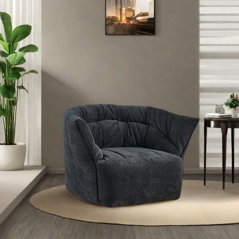 Chaise pivotante à 360 °, Bleu
