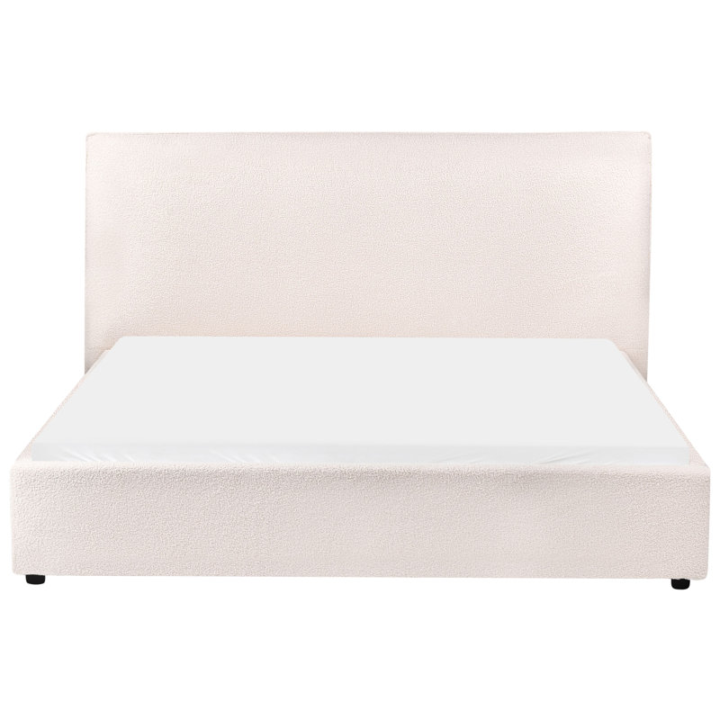 Waterbed Boucle LAVAUR Off-White, European King (160 x 200 cm)