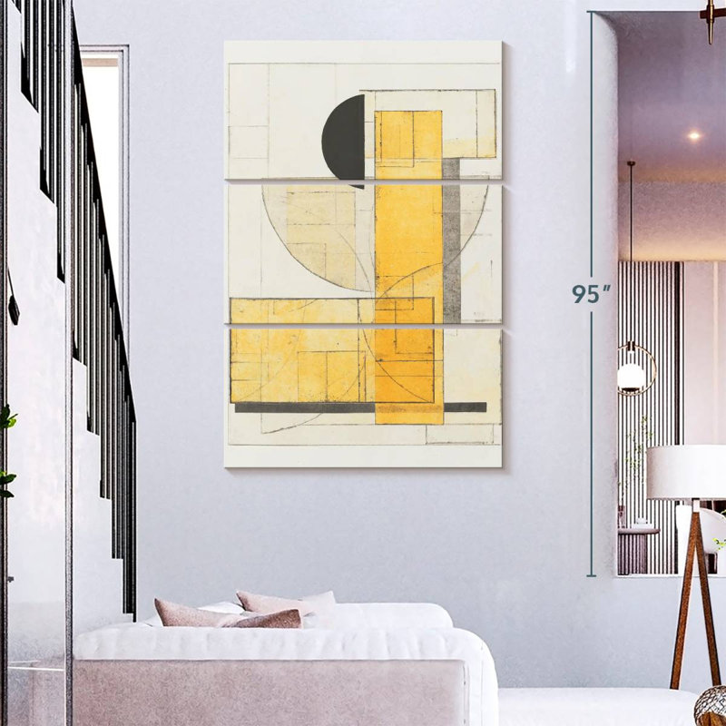 Mapping Bauhaus V, 74" H x 48" W
