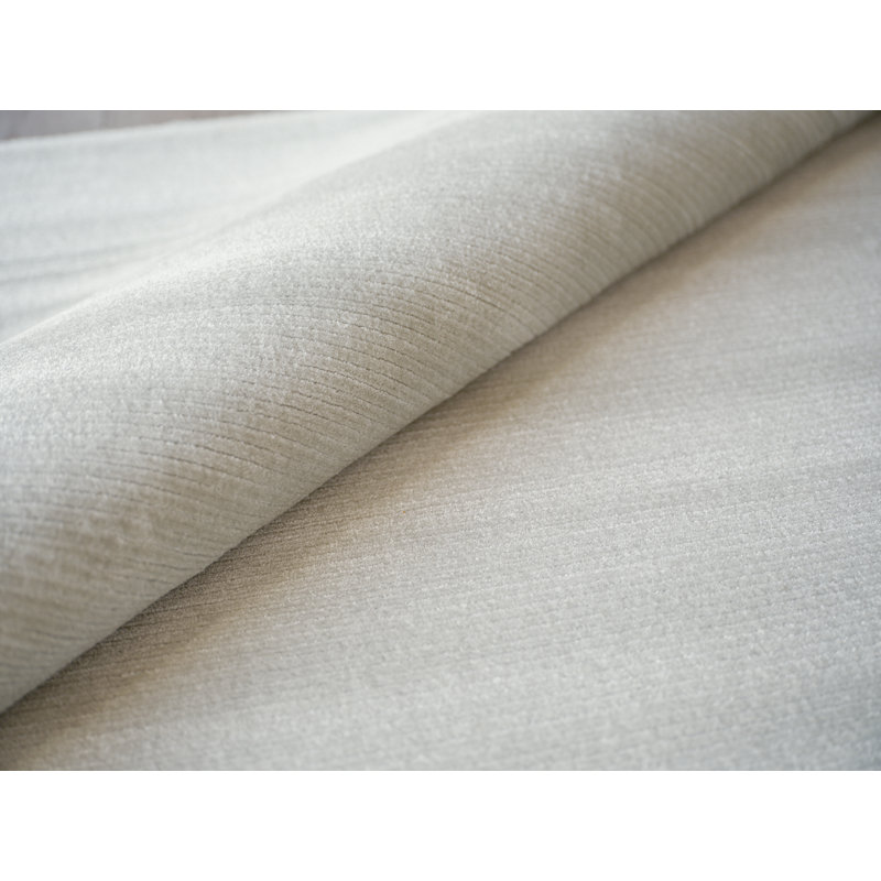 Pavia Modern Handmade Silky Nylon, Light Silver Area Rug, Rectangle 6' x 9'