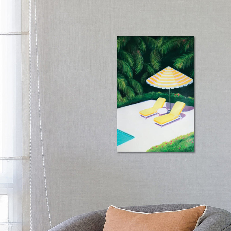 By The Pool II by Ieva Baklane - Gallery-Wrapped Canvas Giclée on Canvas, 66.04 cm H x 45.72 cm W x 3.175 cm D