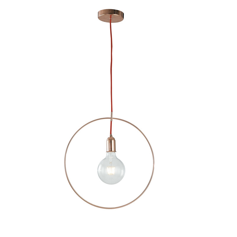 Muniz 1 - Light Rose Gold Unique/Statement Pendant