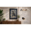 Ornamental Peacock Boho - Framed Print-159903208-159903209