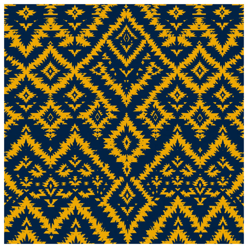 Housses de couette à motif géométrique jaune, Queen