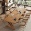 Solid wood desk with drawers Writing desk-1164843466