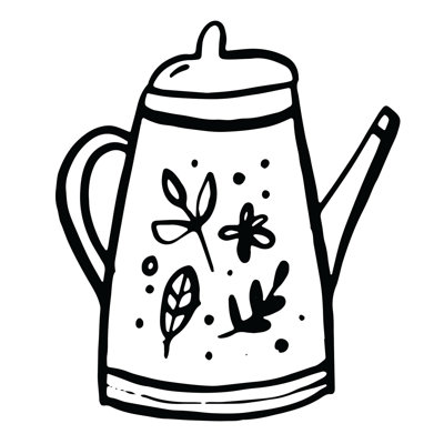 Teapot - Painting Print