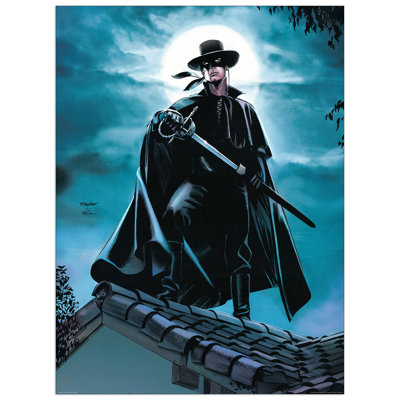 Il Ritorno Di Zorro - No Frame Rectangle Print on Wood