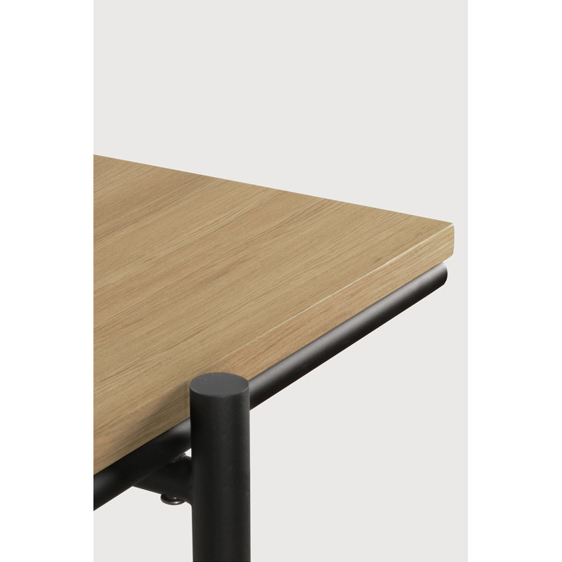 Oscar Solid Wood Writing Desk, 29.9" H x 55.1" W x 26.6"D, Oak