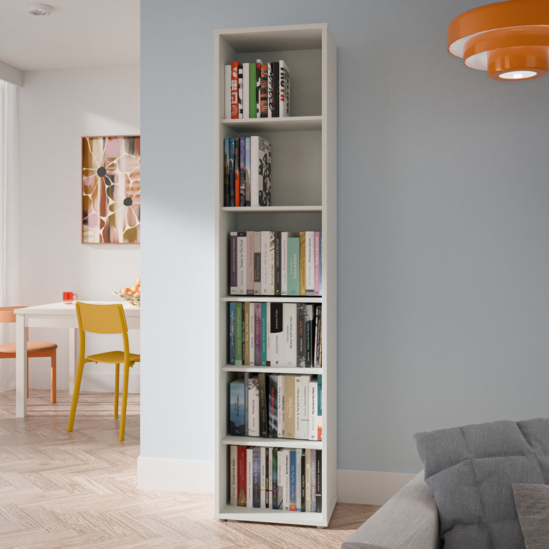 Alice Springs Bookcase, (5 Shelves) 214.3cm.H x 214.3cm.W x 214.3cm.D, Grey