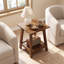 Table d'appoint en bois massif avec rangement-1208333937