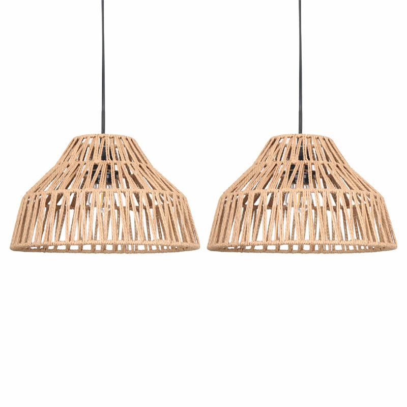 Aalaiyah 18cm H Paper Pendant Shade ( Uno ) in Natural