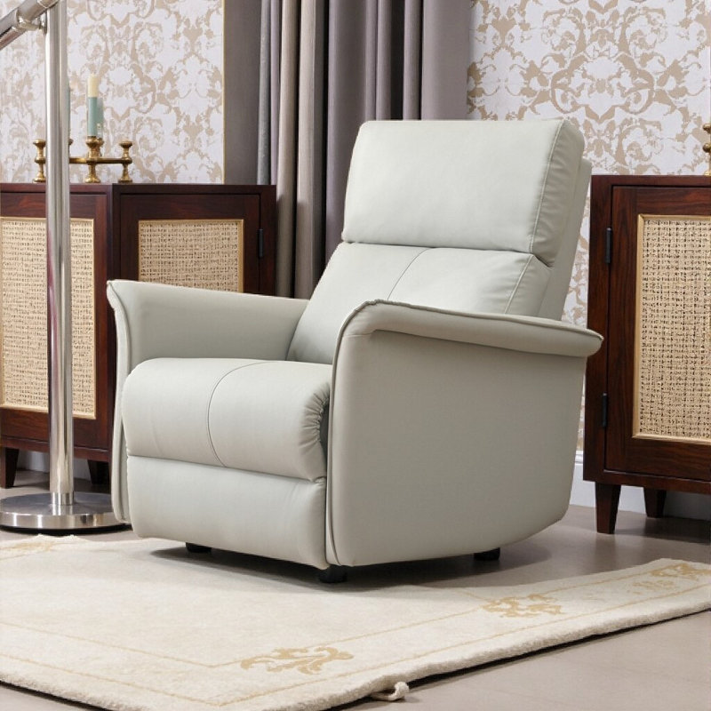 Plush Manual Rocker Recliner - 150° Recline with Wide Pillowtop Arms & Heavy-Duty Base?