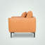 Fauteuil en cuir véritable Fessler