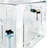 Extra Large Clear Lottery Box on Adjustable Pedestal Floor Stand w/ Pocket, Lock & Keys on Pedestal