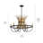 6 - Light Dimmable Round / Oval Chandelier-70048067