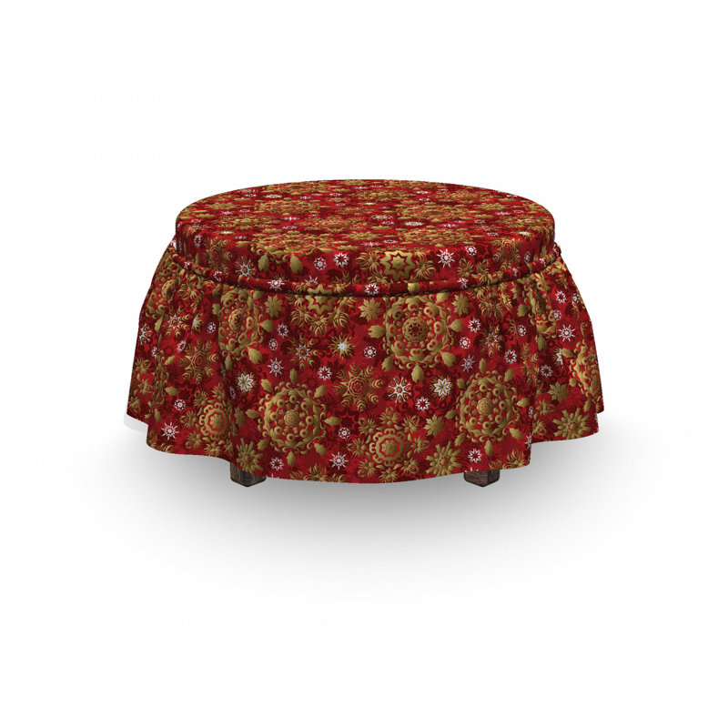 Box Cushion Ottoman Slipcover