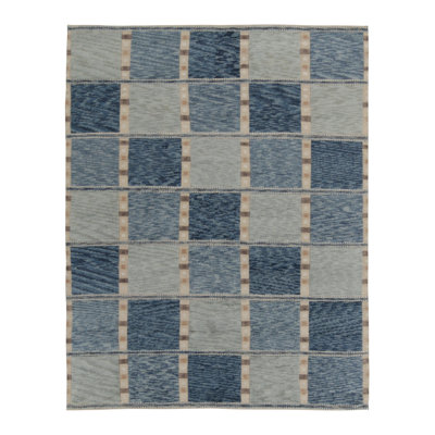 Scandinavian Wool Geometric Area Rug