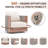 Outdoor Patio Swivel Chair With Cushions