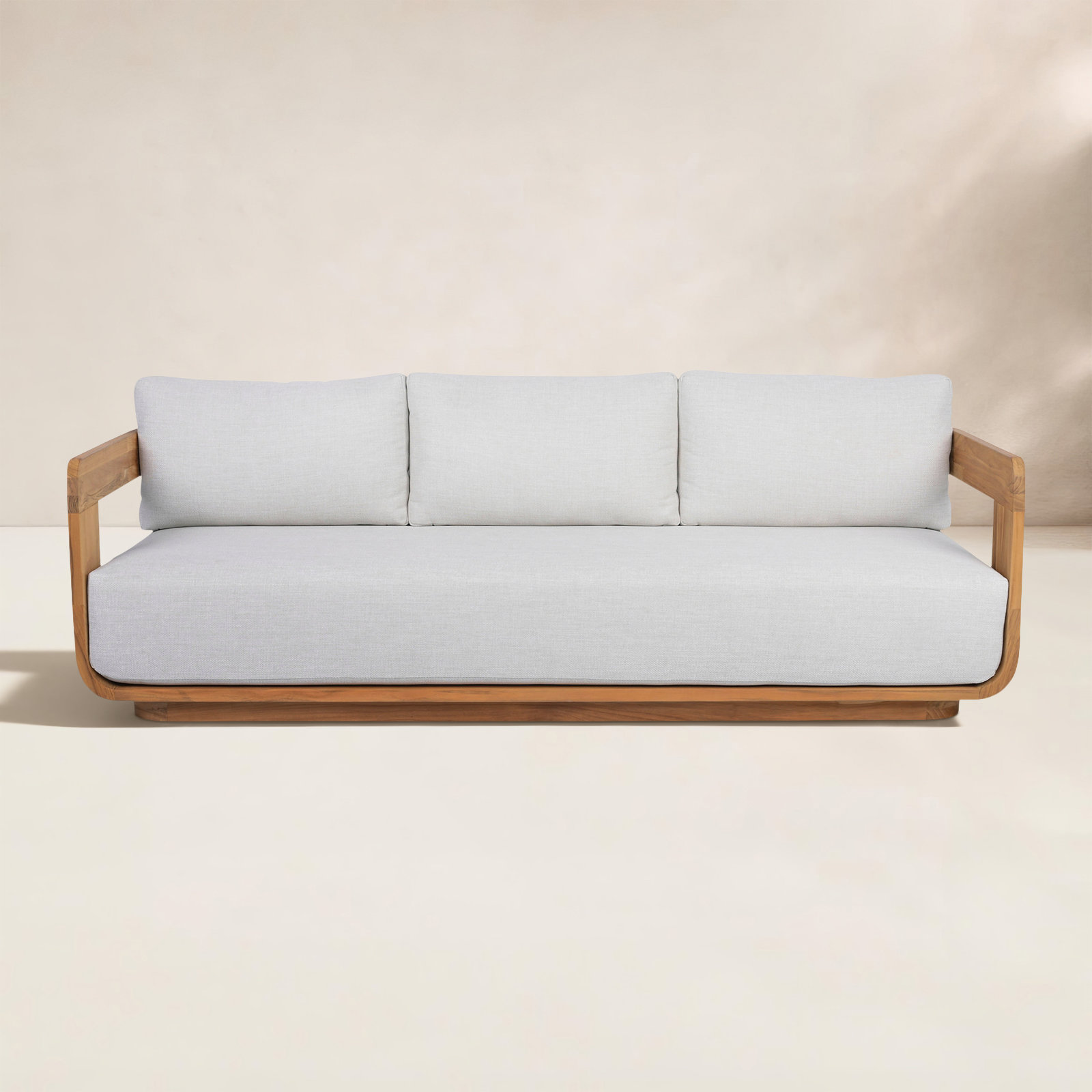 Nina 85" Teak Patio Sofa