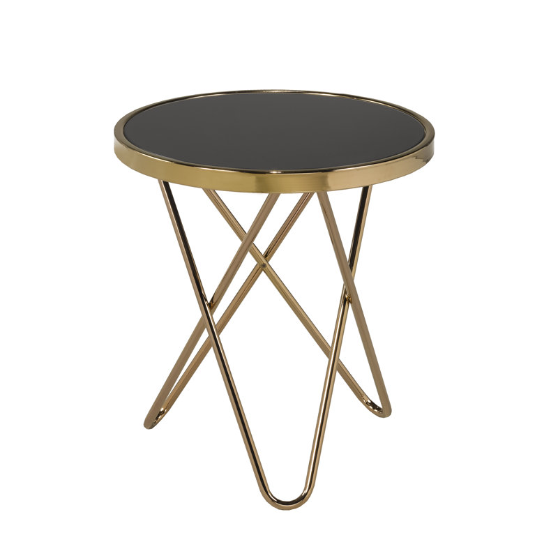 Table d'appoint Avery, Or rose