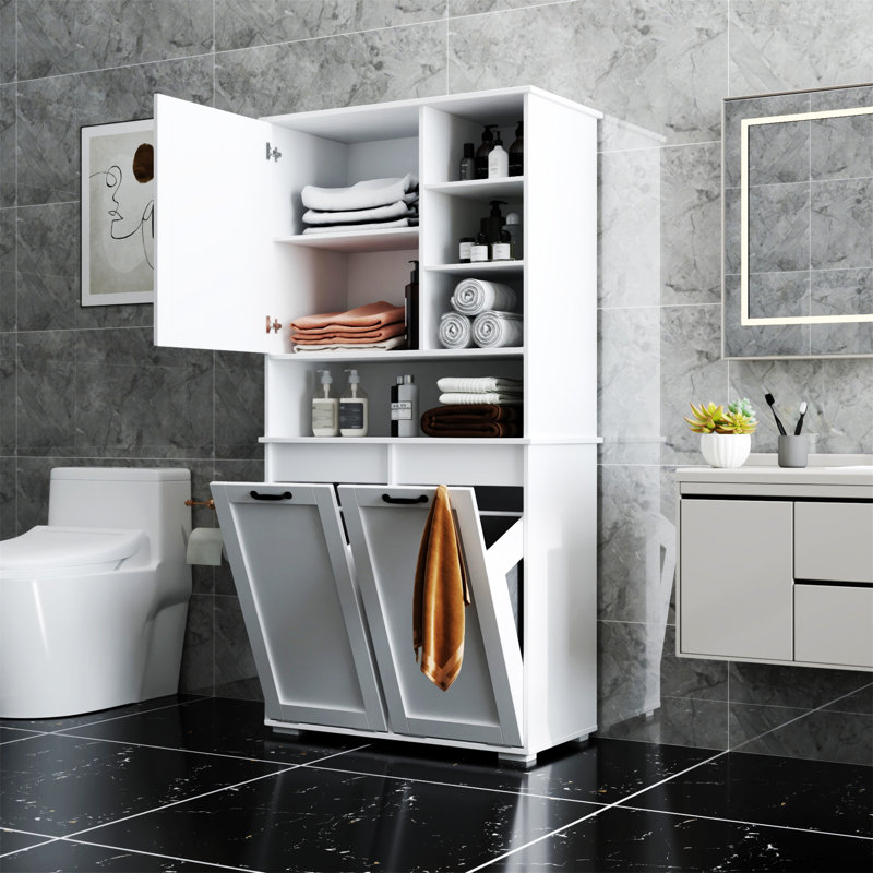 Laundry Cabinet With Doors And Shelf